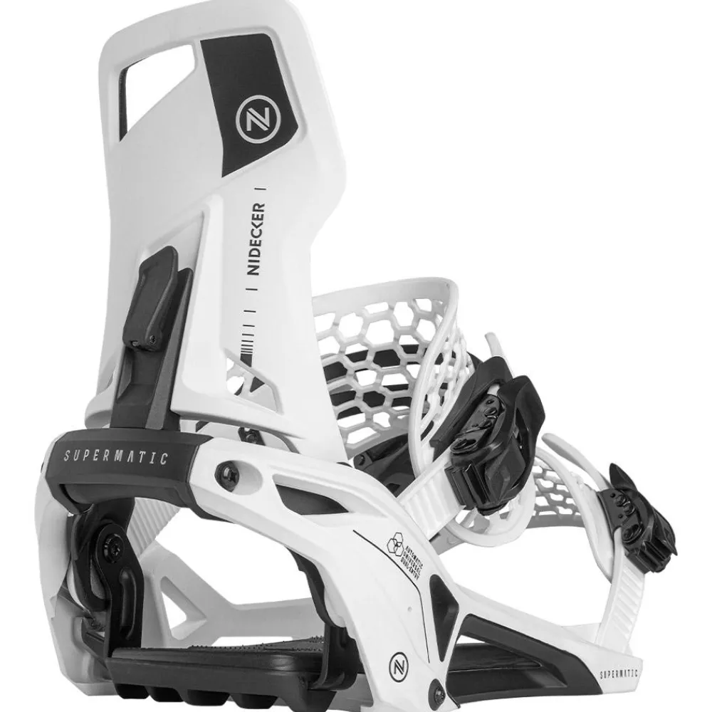 Best Fix Snowboard Supermatic White Chaussage Rapide