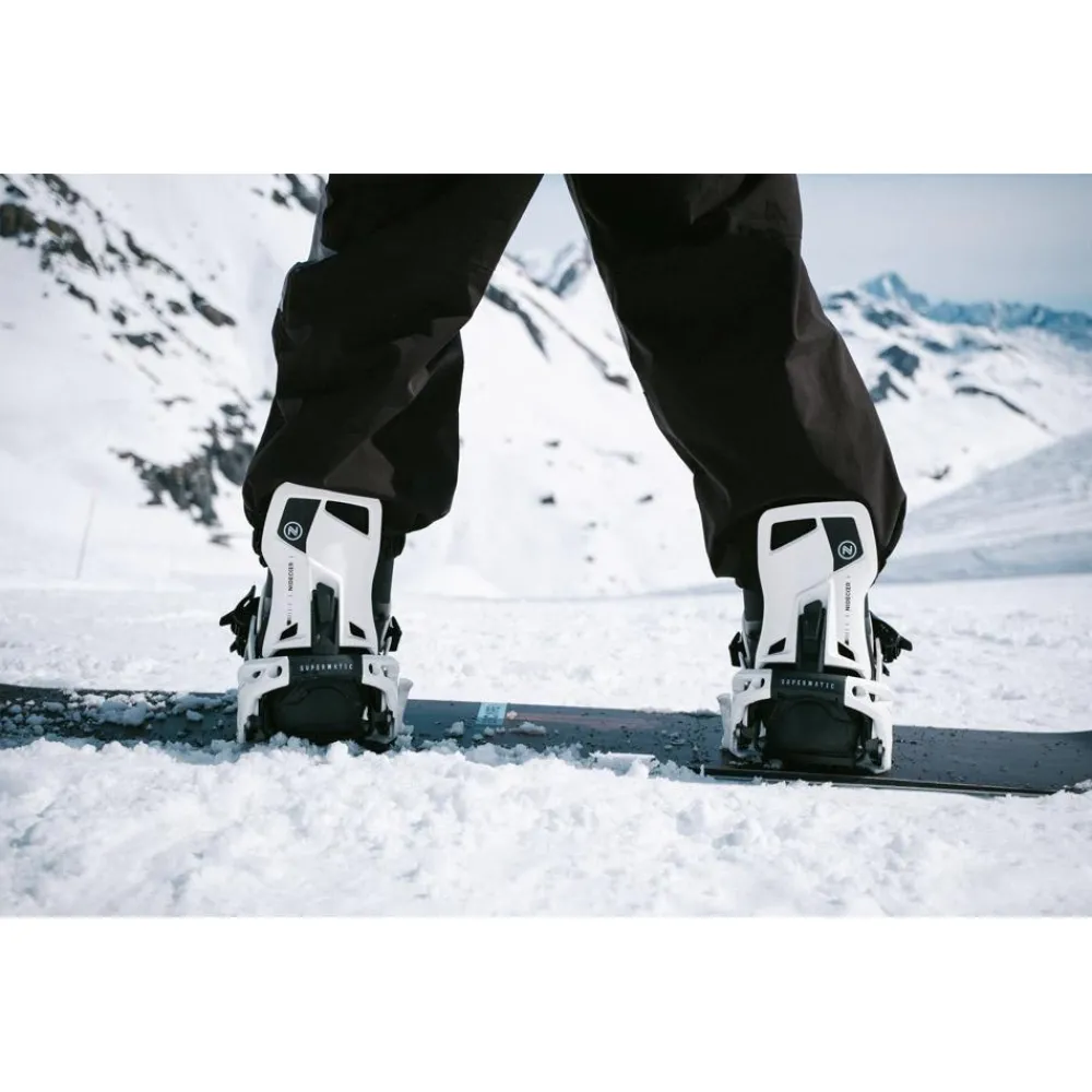 Best Fix Snowboard Supermatic White Chaussage Rapide