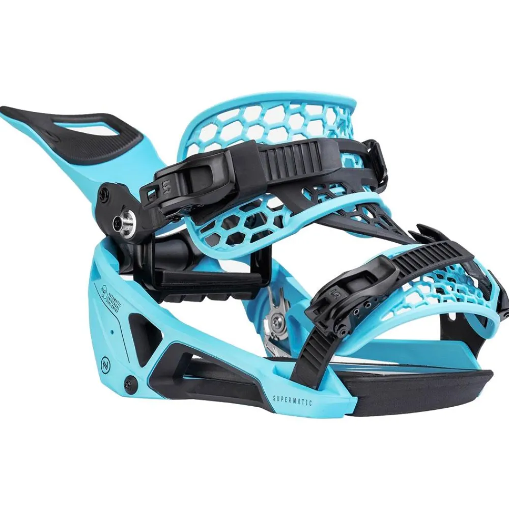 Chaussage Rapide<Nidecker Fix Snowboard Supermatic Cyan