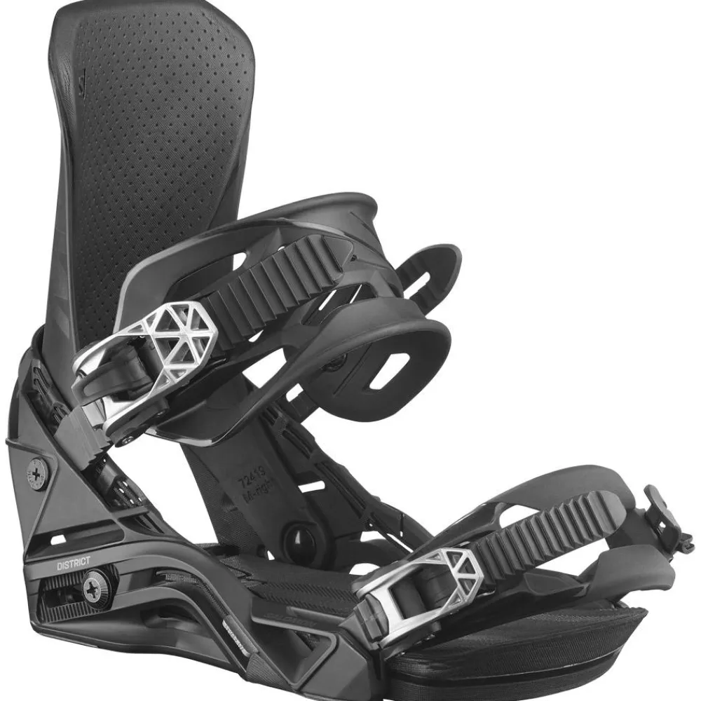 Chaussage Classique<Salomon Fix Snowboard District Black