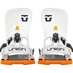 Best Fix Snowboard Atlas Step On White Orange Chaussage Rapide