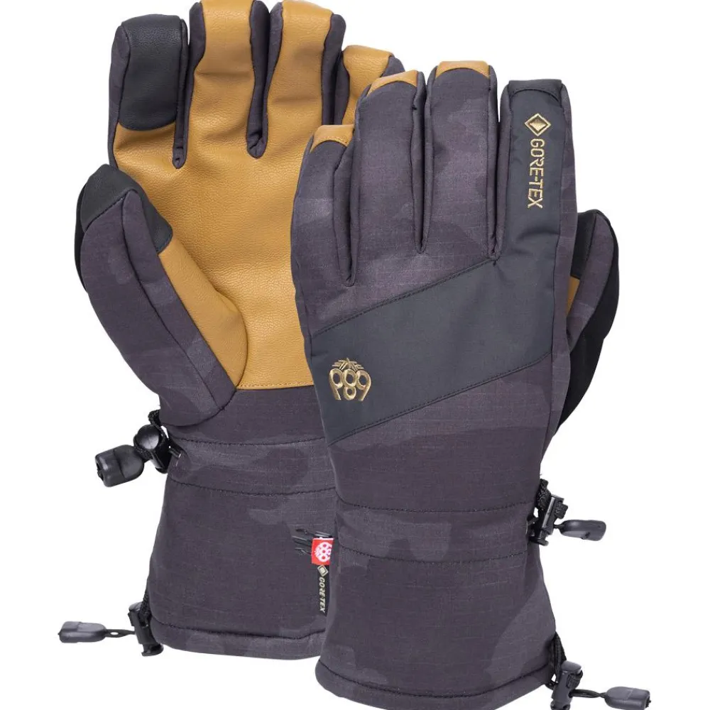 Online Gant Gore-Tex Linear Glove Black Camo Homme Gants De Ski Homme