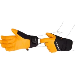 Online Gant G Crest Black Yellow Femme Gants De Ski Femme|Gants De Ski Homme