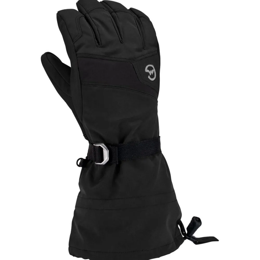Sale Gant Elias Gauntlet Women Black Femme Gants De Ski Femme