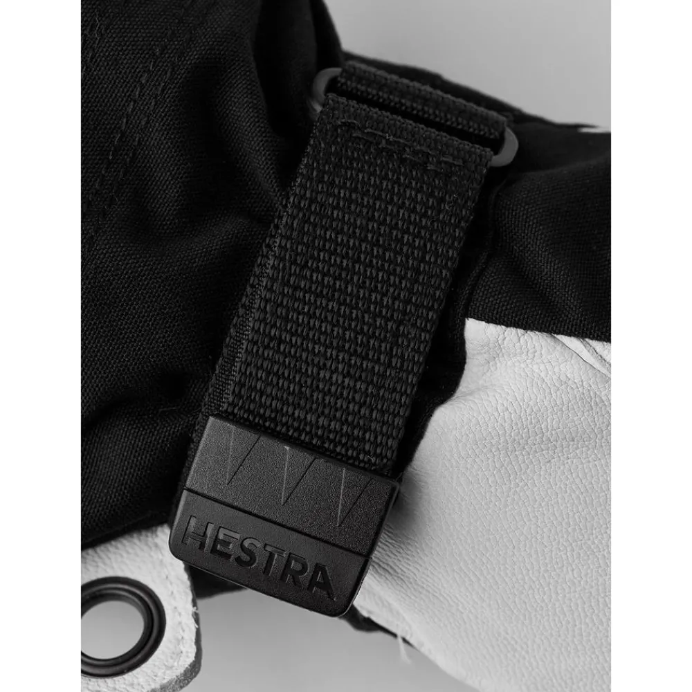 New Gant Army Leather Heli Ski Female Glove Black Offwhite Femme Gants De Ski Femme