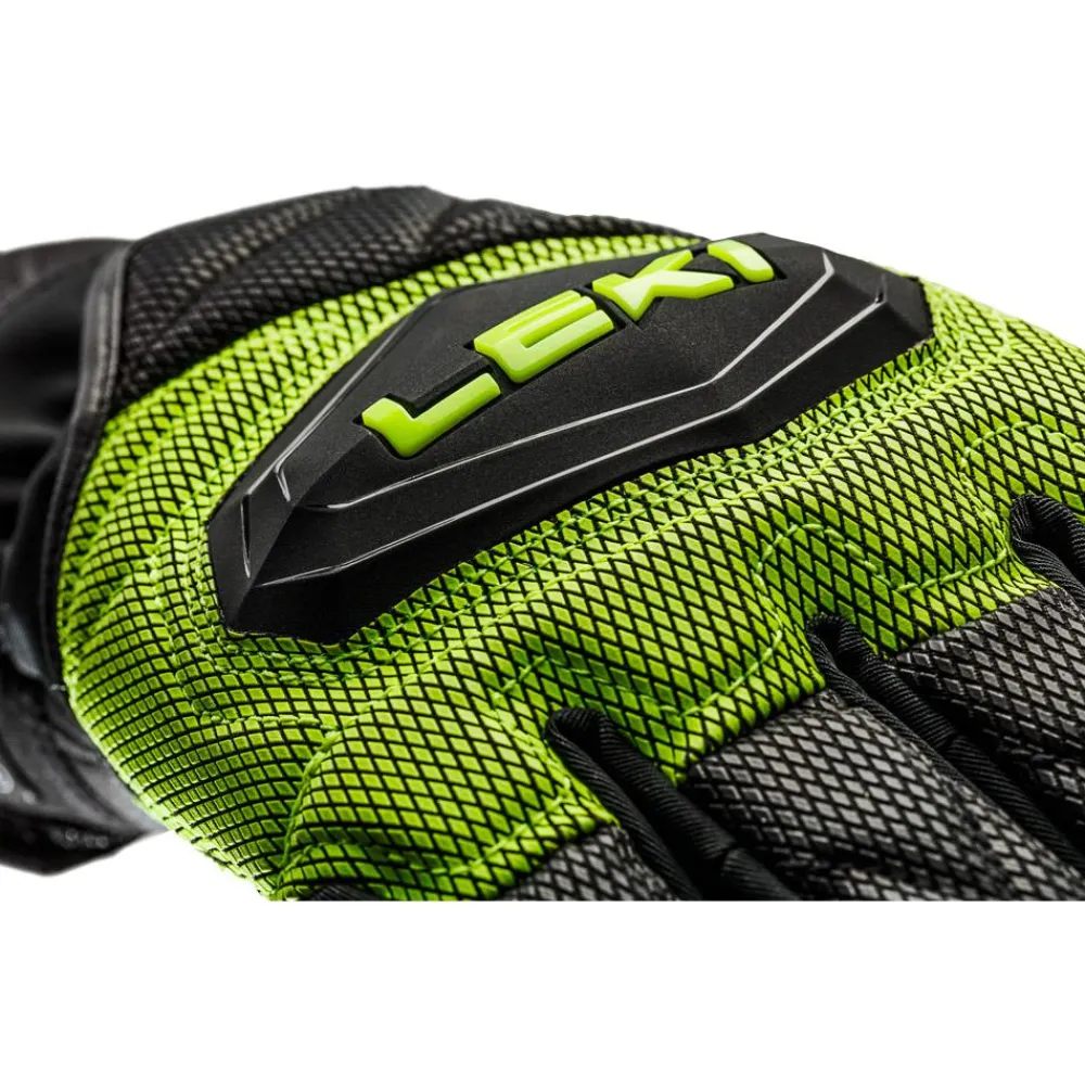 Gants De Ski Enfant<Leki Gant Wcr Coach 3D Junior Black Ice Lemon