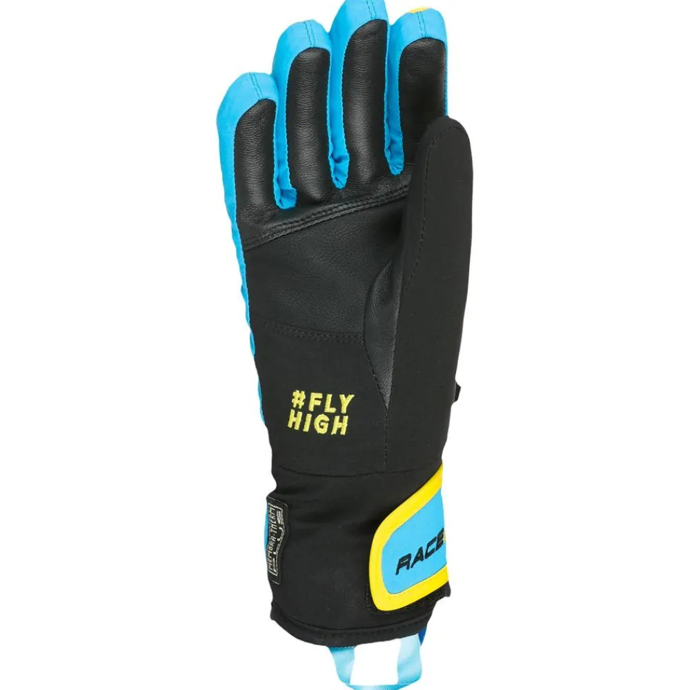 Clearance Gant Race Jr Glove Yellow Blue Enfant Gants De Ski Enfant