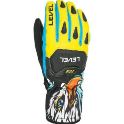 Gants De Ski Homme|Gants De Ski Femme<Level Gant Race Replica Glove Yellow Blue
