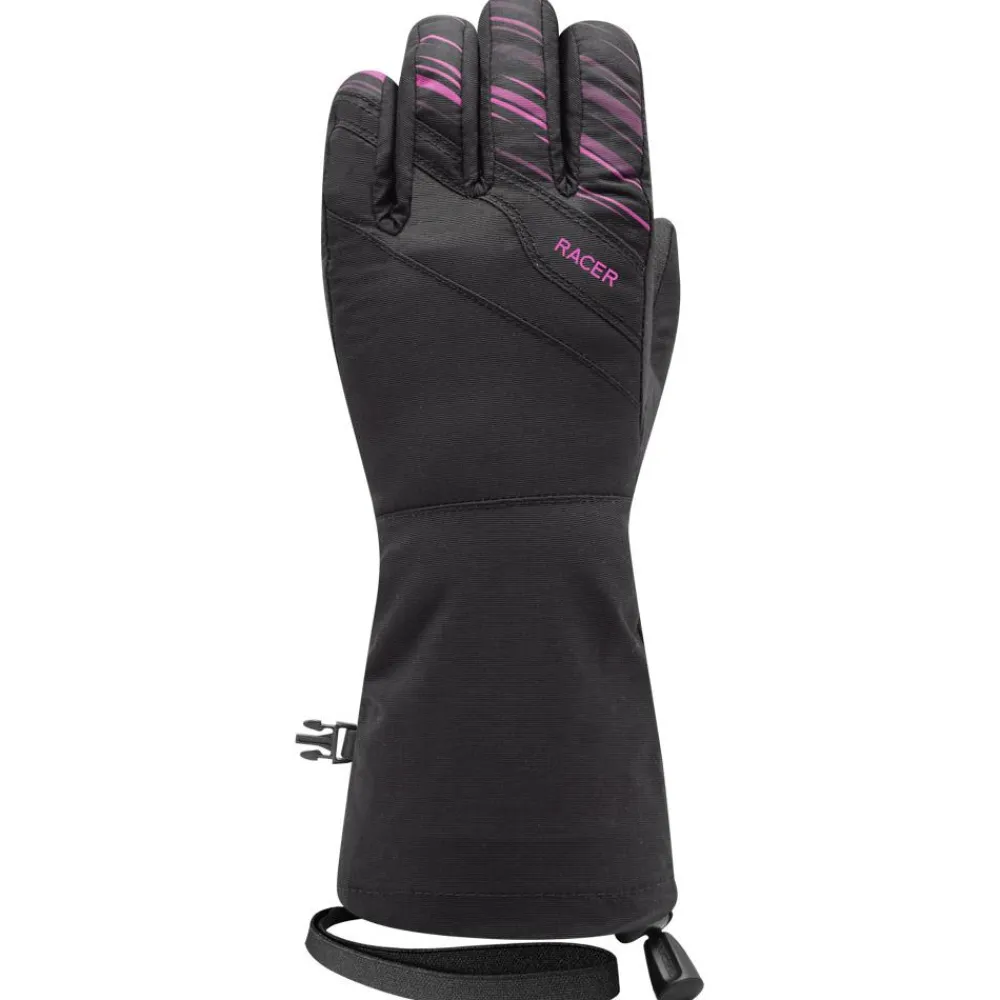 Clearance Gant Okow 4 Violet Black Enfant Gants De Ski Enfant