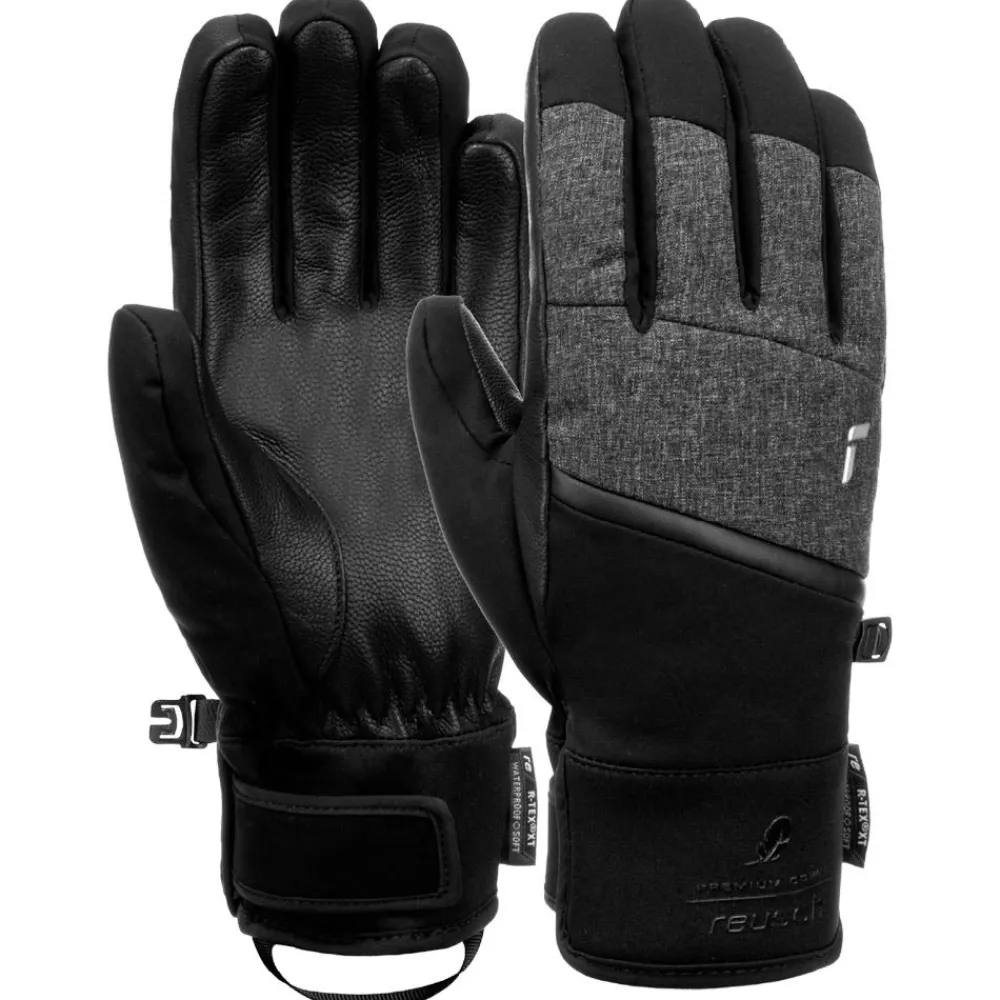 Gant Febe R-Tex Xt Black Melange1 Femme Gants De Ski Femme