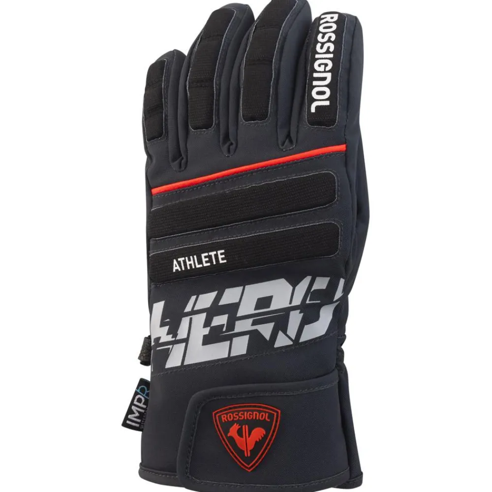 Outlet Gant Jr Hero Impr Glove Onyx Grey Enfant Gants De Ski Enfant