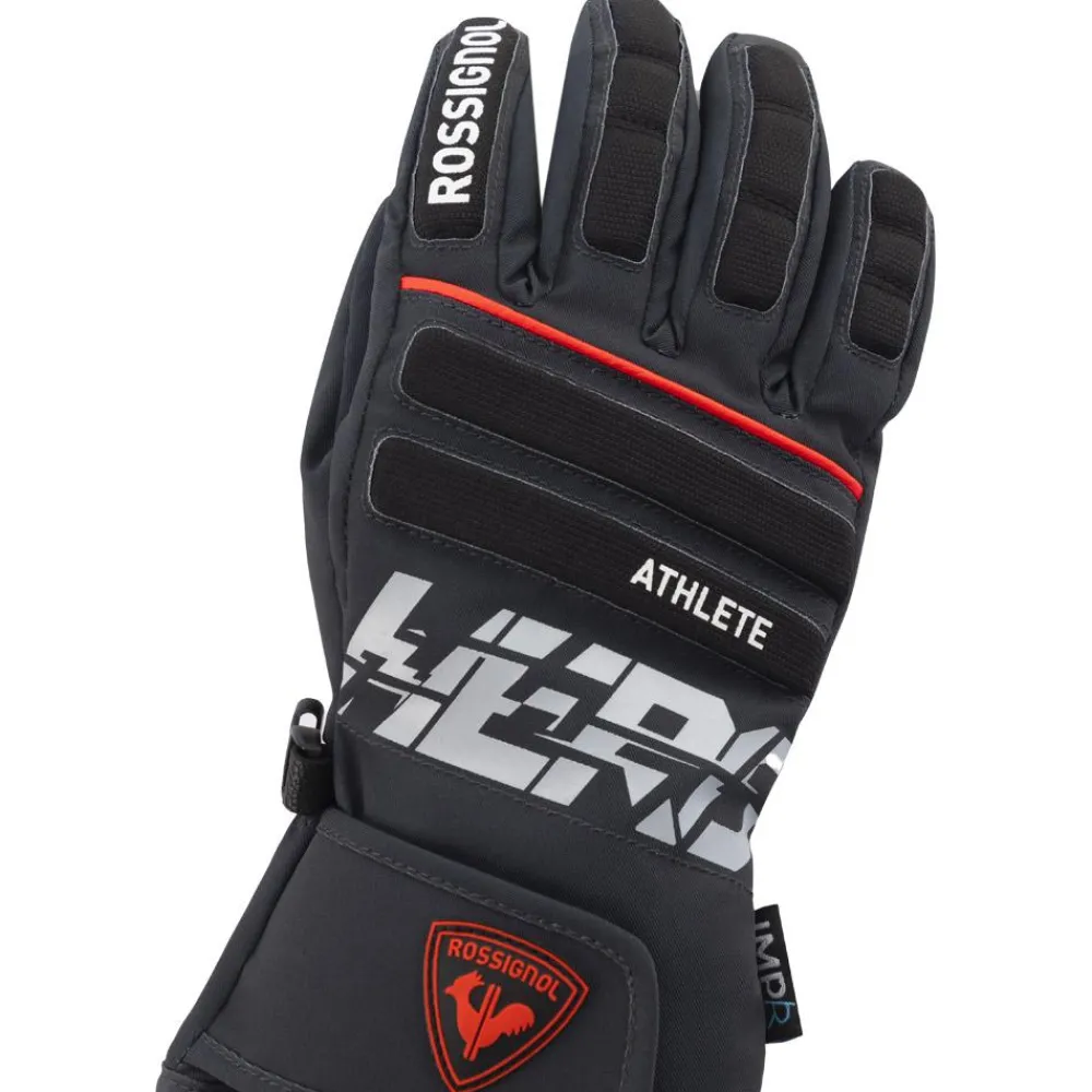 Outlet Gant Jr Hero Impr Glove Onyx Grey Enfant Gants De Ski Enfant