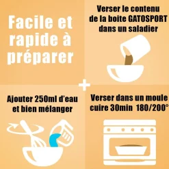 Entrainement<Overstims Gateau Gatosport 400 g. Amande