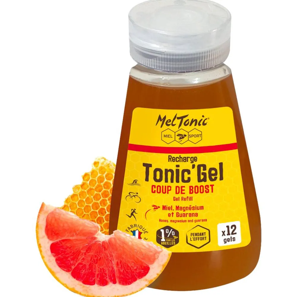 Entrainement|Compote Énergétique<Meltonic Gel Energétique Recharge Gel Coup De Boost 240 g. Miel Magnésium Guarana