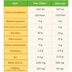 Gel Energétique Gels Energy 40 ml Orange Mandarine Compote Énergétique|Entrainement