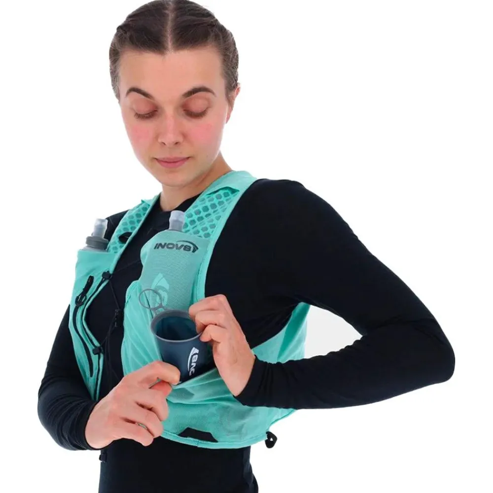 Discount Gilet Trail Racepac 8 Black Light Green Gilet De Trail