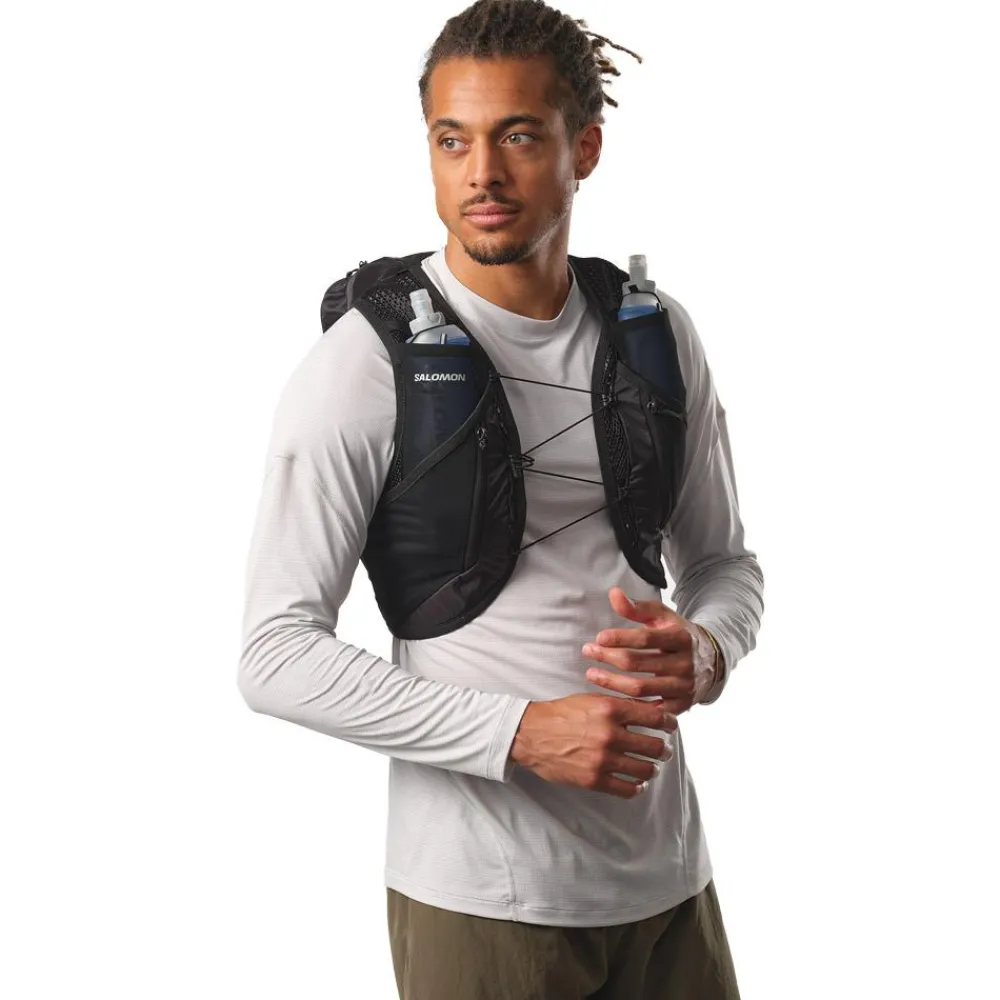 Gilet De Trail<Salomon Gilet Trail Active Skin 12 Set Black Metal