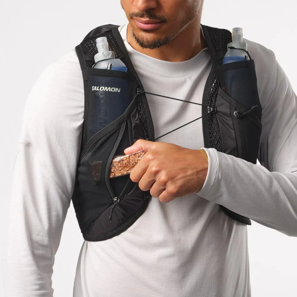 Gilet De Trail<Salomon Gilet Trail Active Skin 12 Set Black Metal