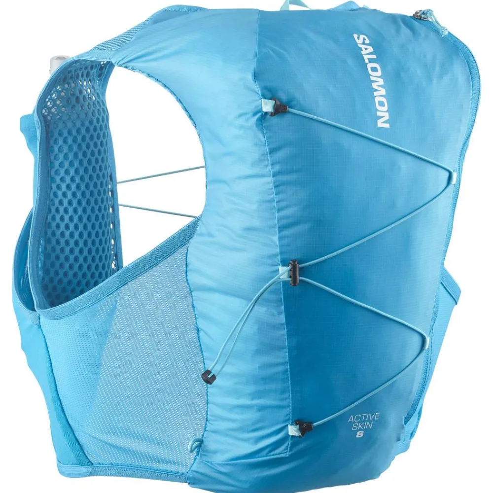 Gilet De Trail<Salomon Gilet Trail Active Skin 8 Set Blue Danube Blue Curacao