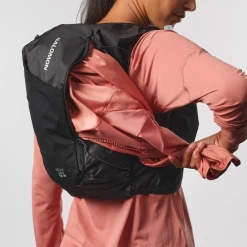 Gilet De Trail<Salomon Gilet Trail Active Skin 12 Women Set Black Metal