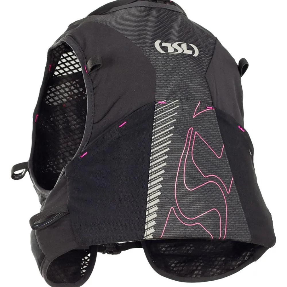 New Gilet Trail Finisher 5 + 2 Flasks Souples 500 ml Black Pink Gilet De Trail