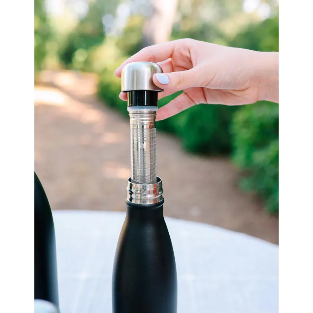 Gourde Bouchon Infuseur 9 cm (260-500 ml) Inox Gourdes