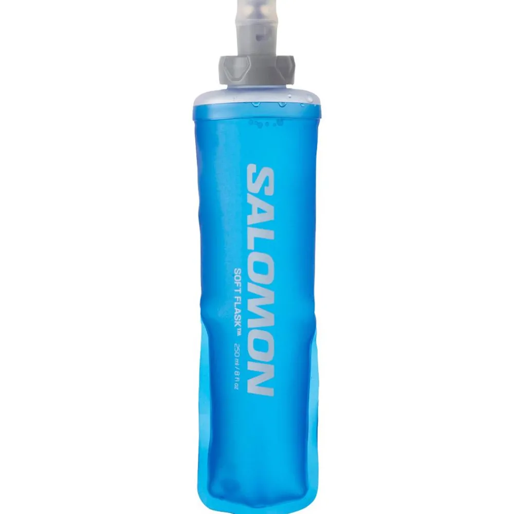 Clearance Gourde Soft Flask 250ml 8Oz 28mm Clear Blue Gourdes