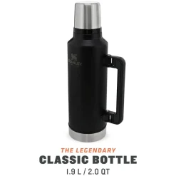 Gourdes<Stanley Gourde The Legendary Classic Bottle 1.9L Matte Black Pebble
