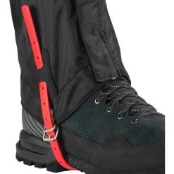 Best Guêtres Alpine Gaiter Dry Edge Black Red Guêtres
