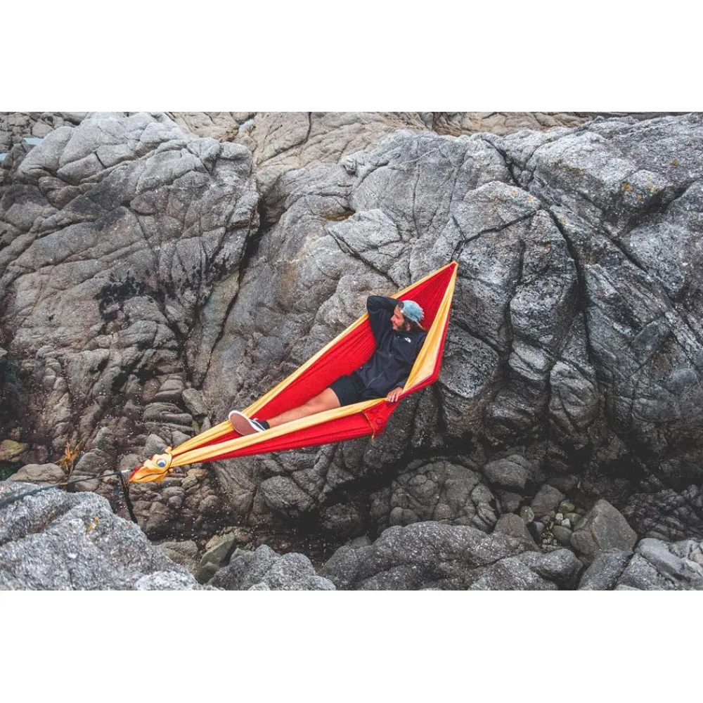 Hamac Bivouac<Ticket To The Moon Hamac Original Hammock Burgundy Dark Yellow