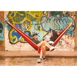 Hamac Bivouac<Ticket To The Moon Hamac Original Hammock Burgundy Dark Yellow