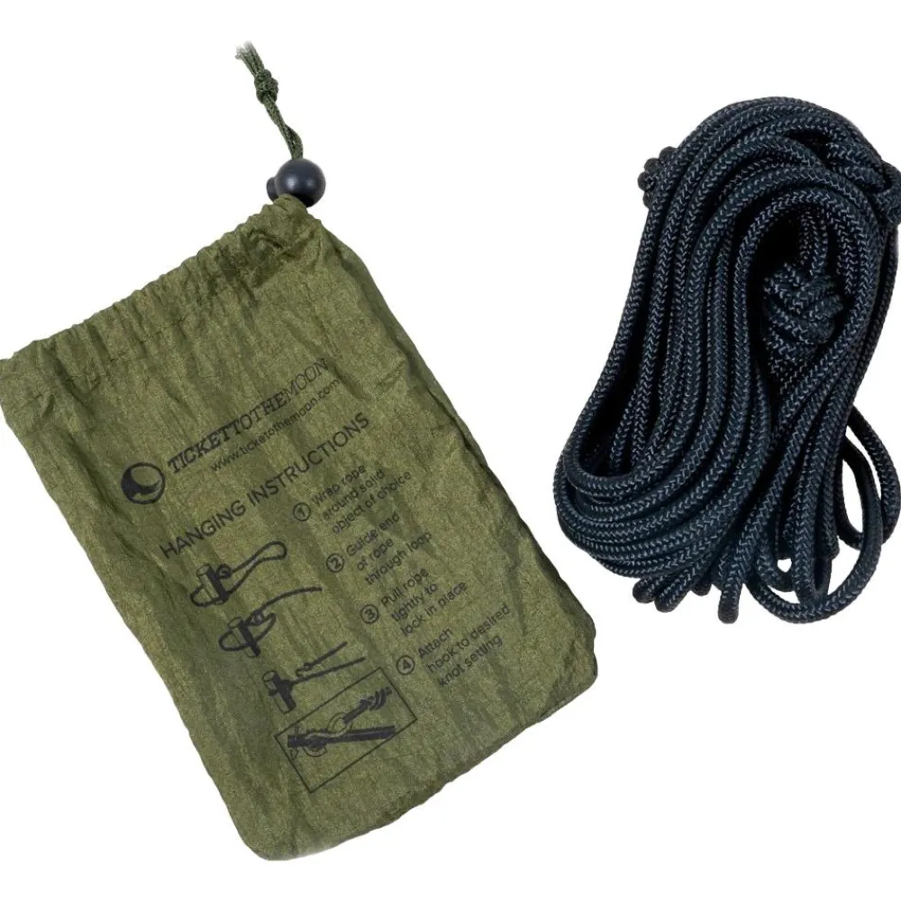 Hamac Bivouac<Ticket To The Moon Hamac Nautical Ropes Kit Black