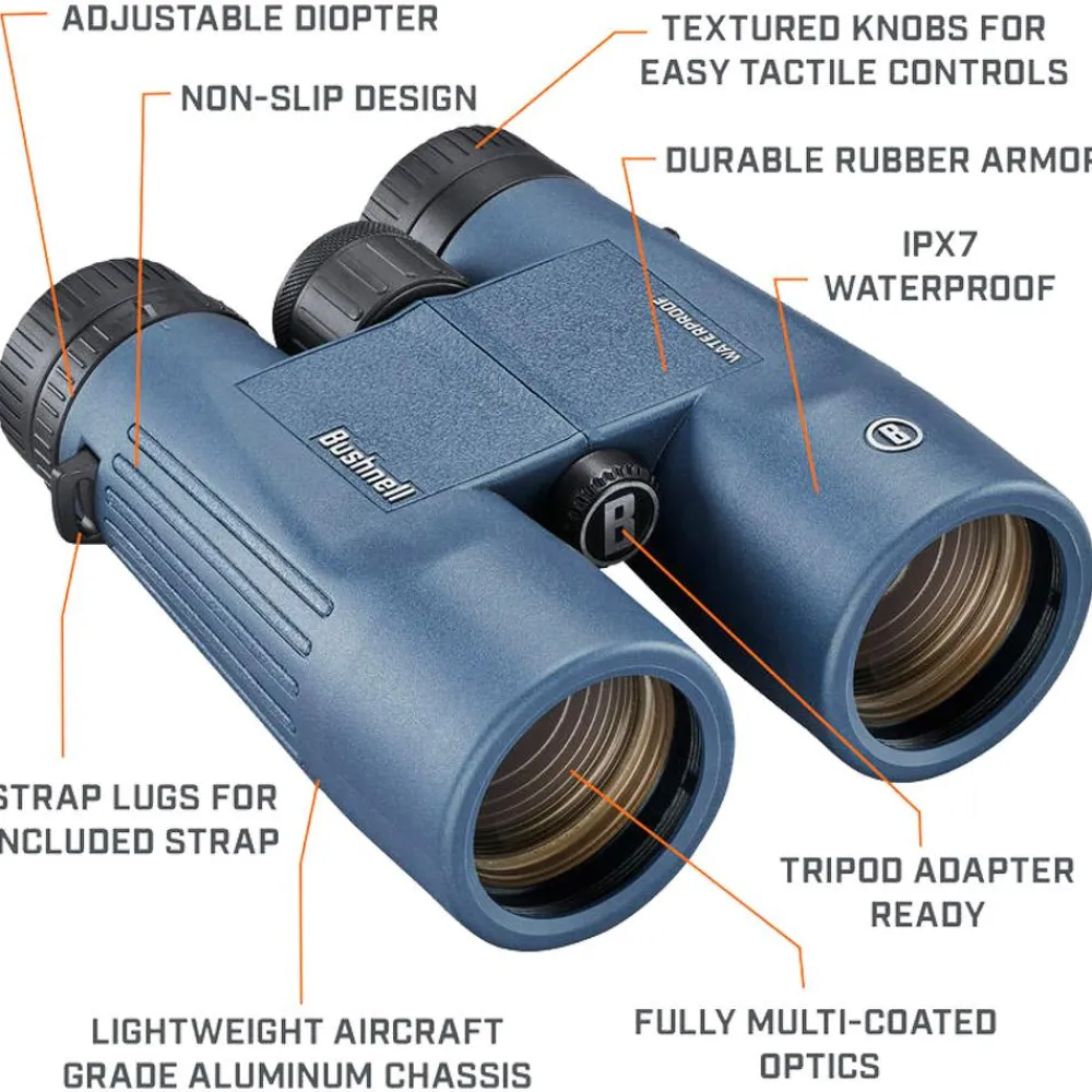 Discount Jumelles H2O 10x42 Navy Jumelles D'Observation
