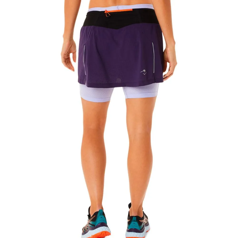 Short Trail|Vêtements De Trail<Asics Jupe de trail Fujitrail Skort Night Shade Vapor