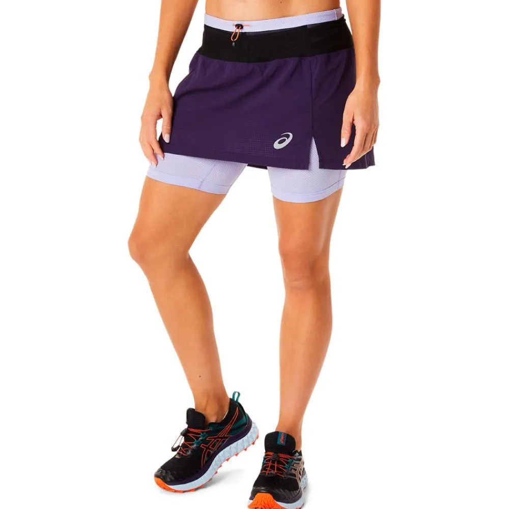 Short Trail|Vêtements De Trail<Asics Jupe de trail Fujitrail Skort Night Shade Vapor