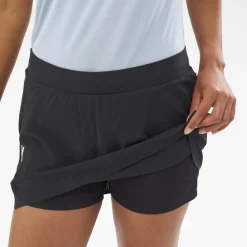 New Jupe de trail Intense Dual Short W Black Noir Short Trail|Vêtements De Trail