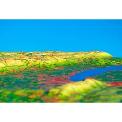 Carte 3D<3DMAP Jura & Léman + Cadre