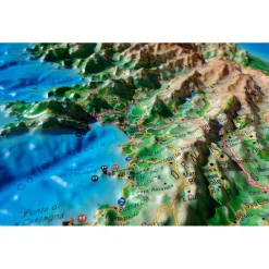 Carte 3D<3DMAP La Corse + Cadre