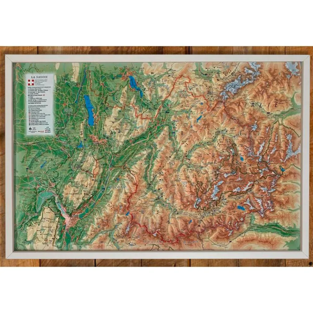 Sale La Savoie + Cadre Carte 3D