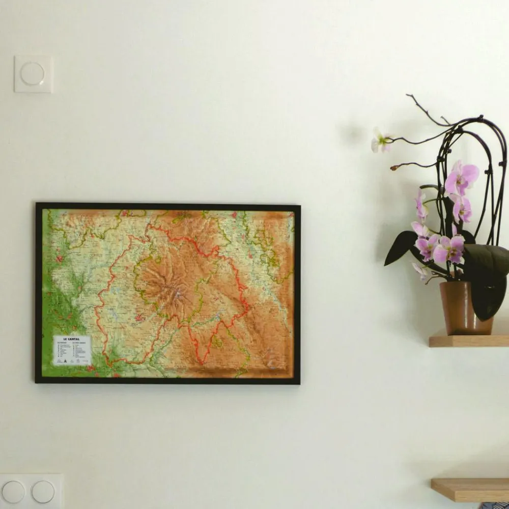 Clearance Le Cantal + Cadre Carte 3D