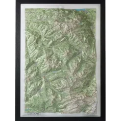 Online Le Chablais Est + Cadre Carte 3D