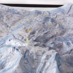 Carte 3D<Deniveles Le Devoluy + Cadre