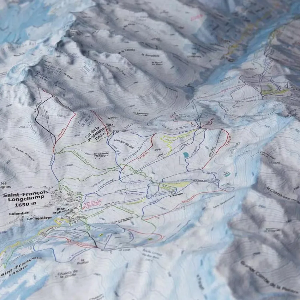 Best Le Grand Domaine (Valmorel, Saint-Franois Longchamps) + Cadre Carte 3D