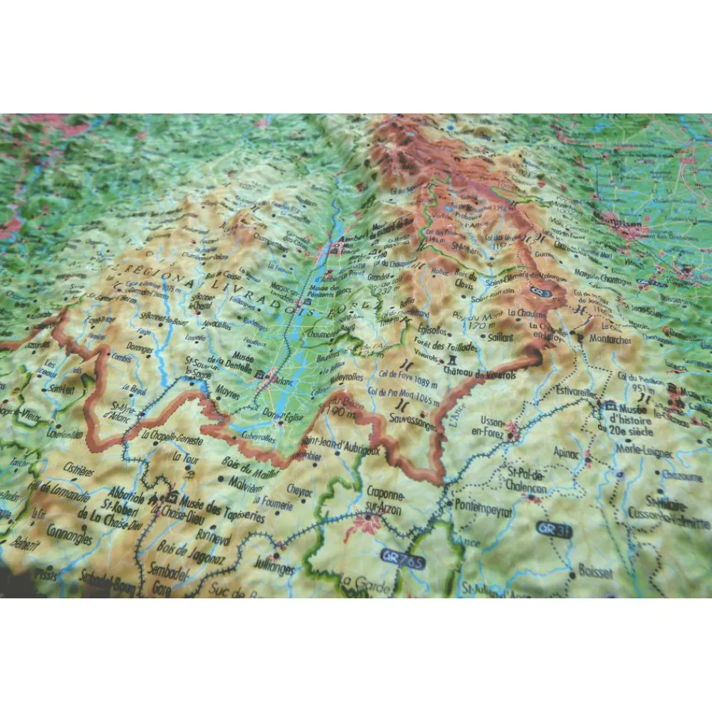 Best Le Puy De Dôme + Cadre Carte 3D