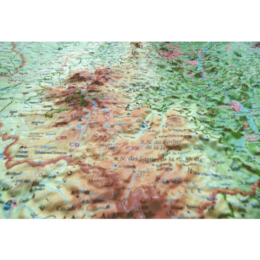 Best Le Puy De Dôme + Cadre Carte 3D