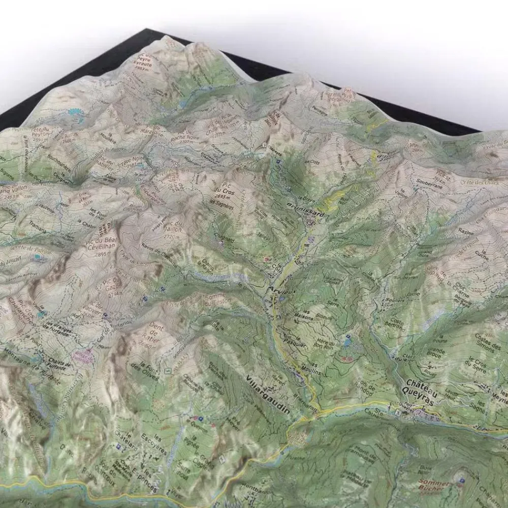 Sale Le Queyras + Cadre Carte 3D