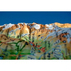 Carte 3D<3DMAP Le Tour Du Mont-Blanc + Cadre