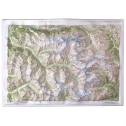 Hot Les Ecrins Nord + Cadre Carte 3D