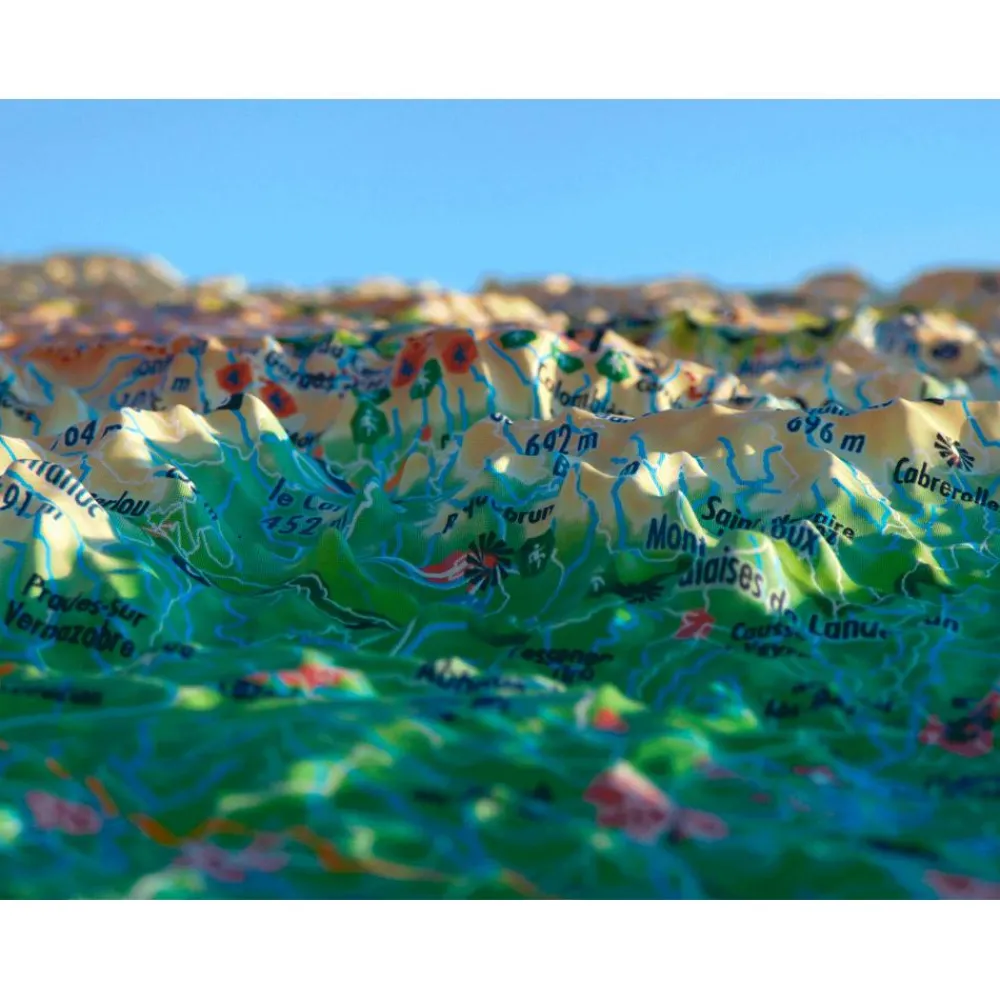 Carte 3D<3DMAP L'hérault + Cadre