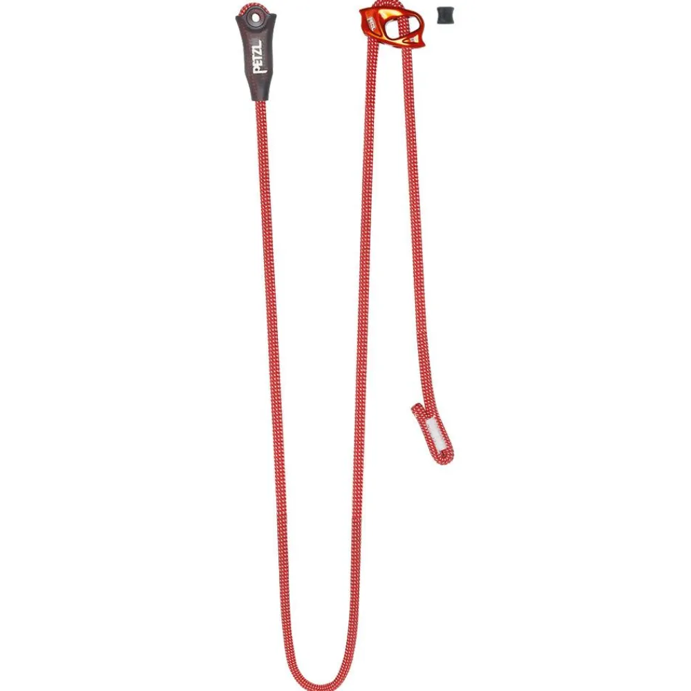 Longe<Petzl Longe escalade Dual Connect Vario Orange